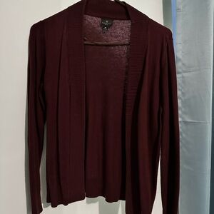 Worthington Deep Burgundy Cardigan